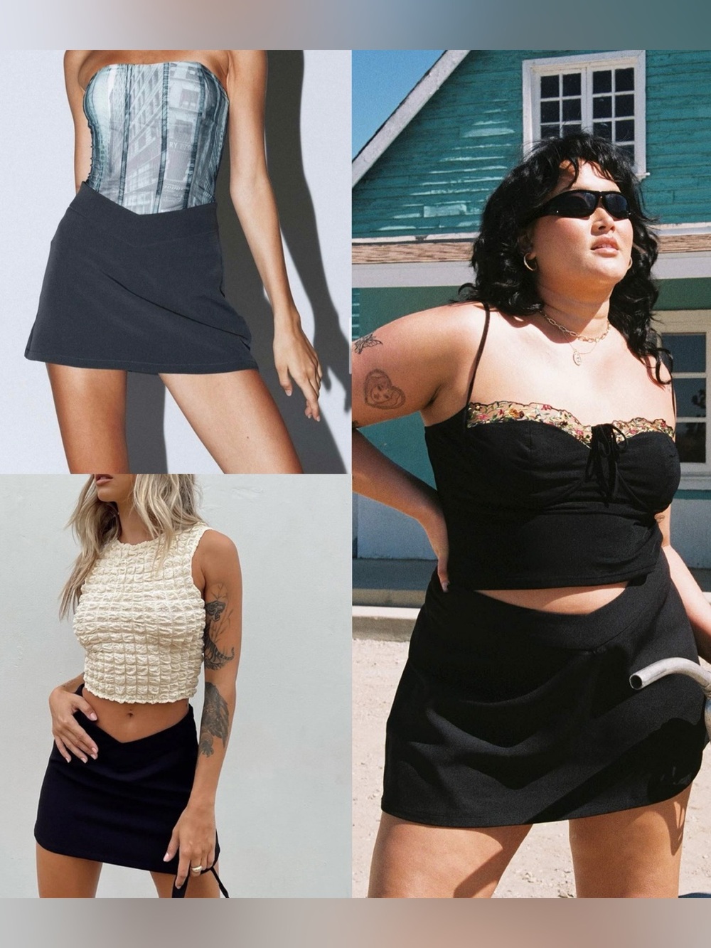 Princess Polly • Easton V Front Mini Skirt